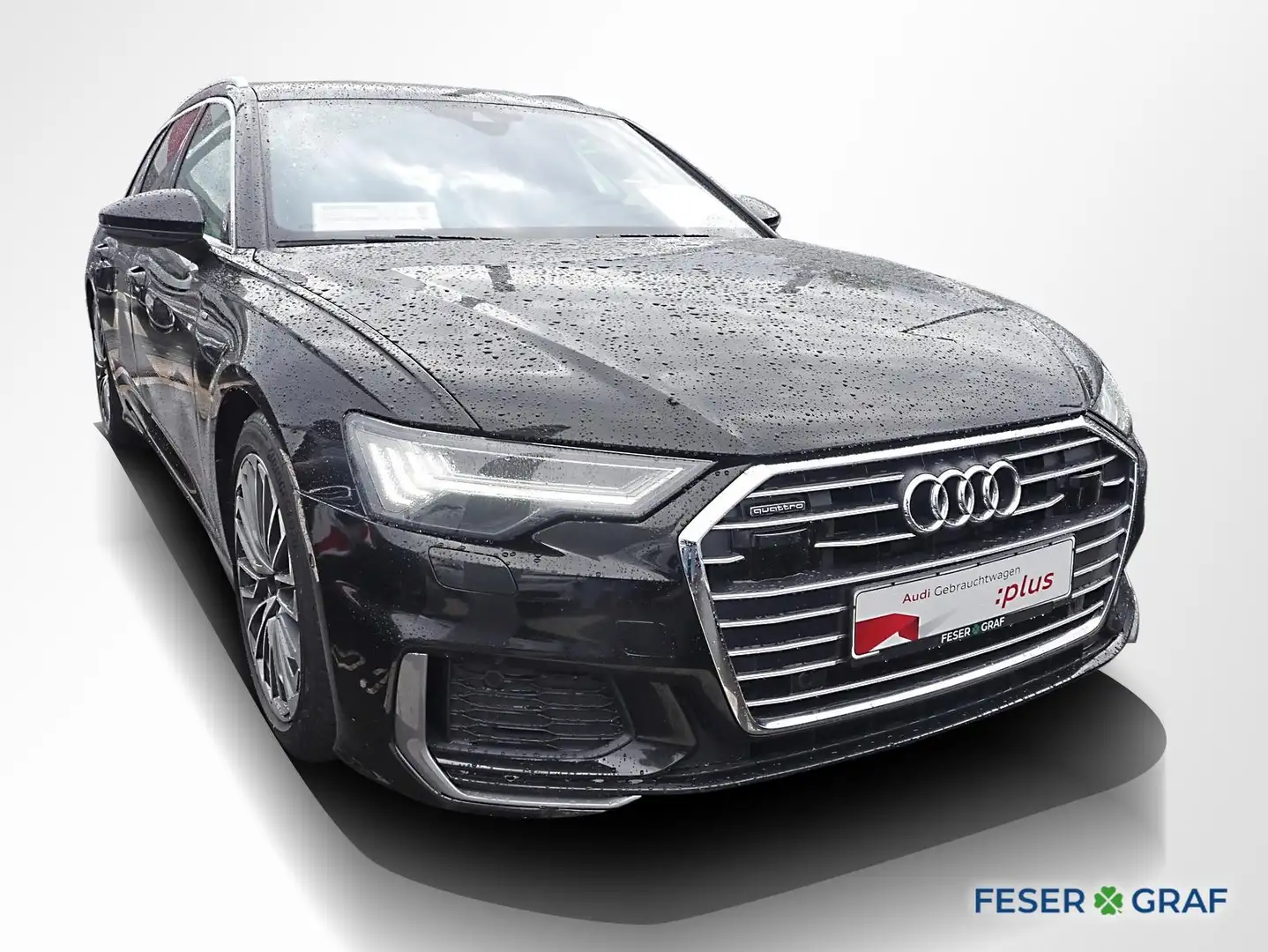 Audi A6 Avant 50 TFSIe qu. 2x S line B&O Matrix Pano Schwarz - 2