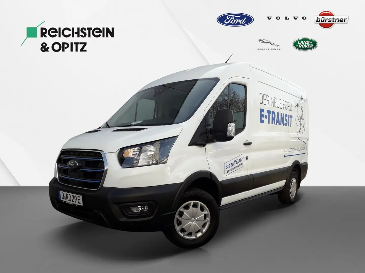 Ford Transit E-Transit 350L2 Trend +TWA +360°RFK +ACC Wit - 1