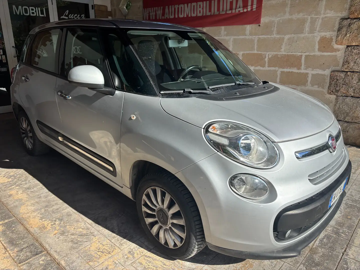Fiat 500L 500L 0.9 t.air t. natural power Lounge 80cv Zilver - 2