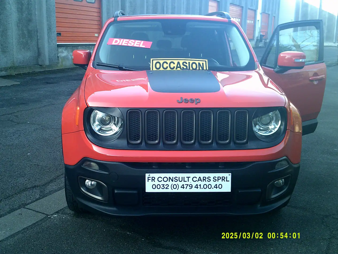 Jeep Renegade 2.0 MJD 4x4 Longitude. VENTE EXPORT OU MARCHAND Oranje - 1
