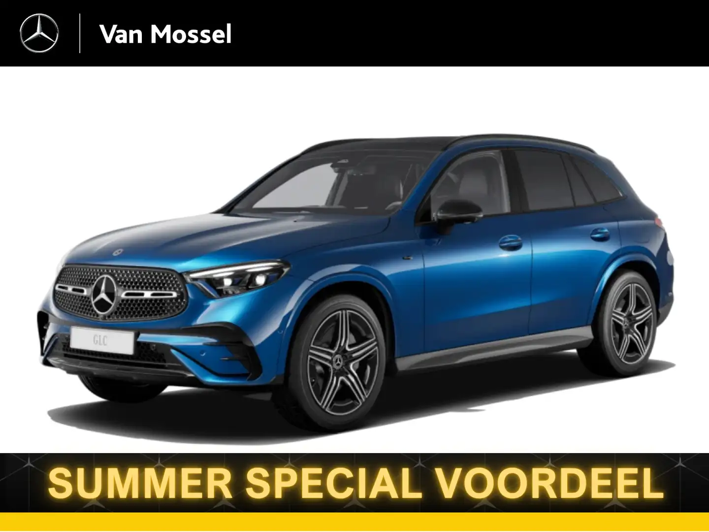 Mercedes-Benz GLC 400 e 4MATIC Sport Edition /AMG Premium pakket/Elektri Blauw - 1