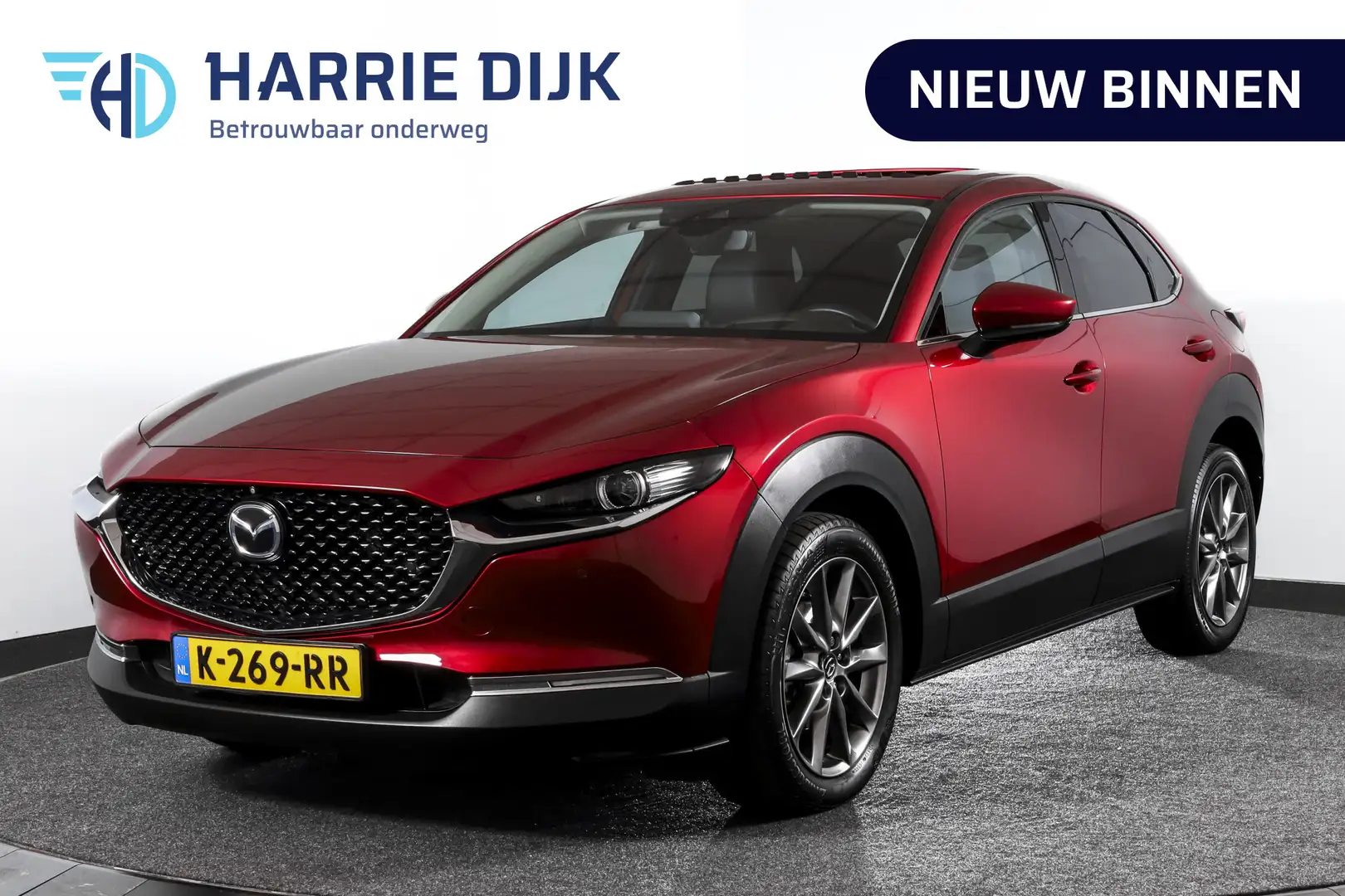 Mazda CX-30 2.0 e-SkyActiv-X M Hybrid 180 PK Luxury | S/K-Dak Červená - 1