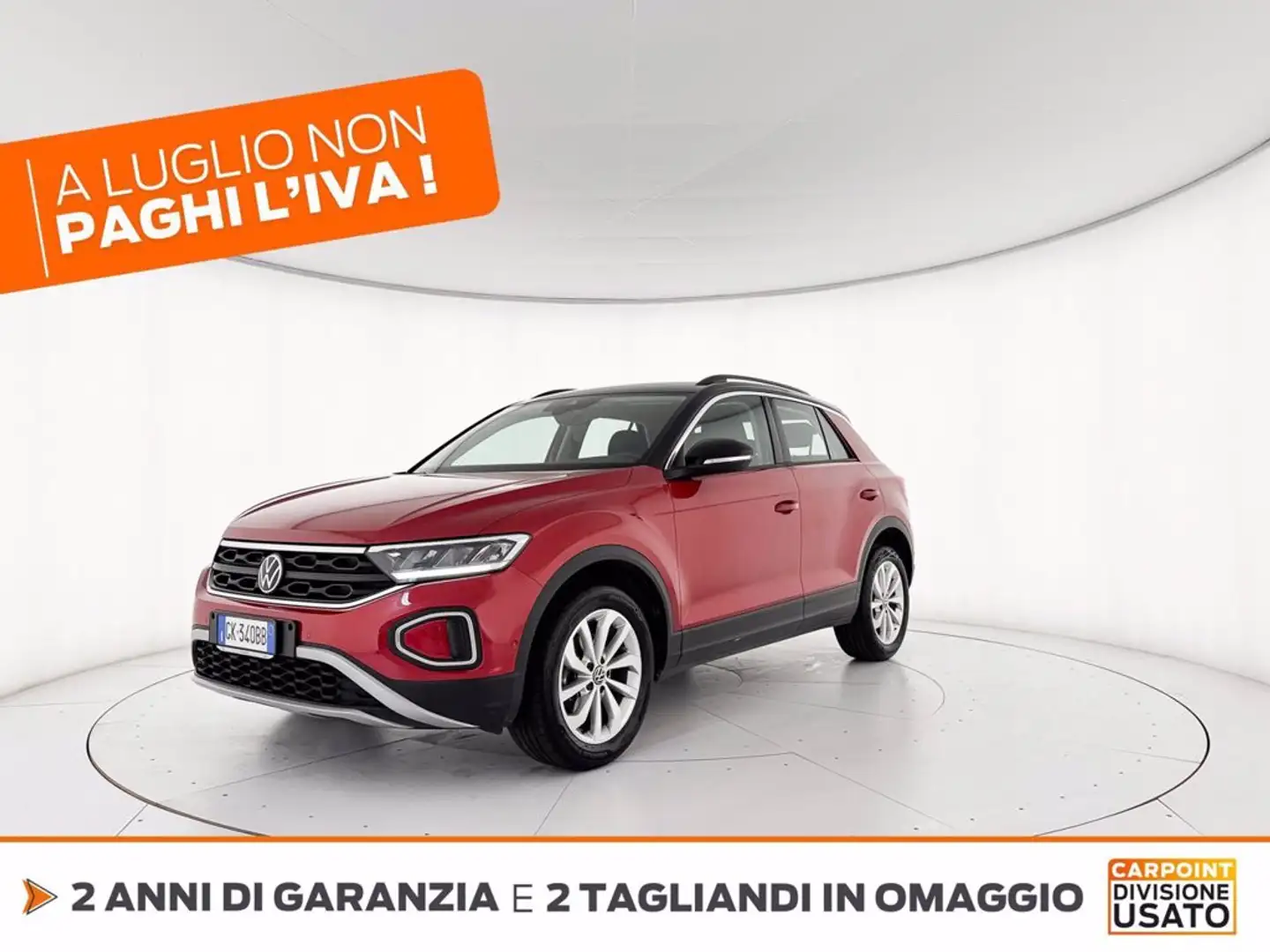 Volkswagen T-Roc 1.5 tsi life dsg Rosso - 1