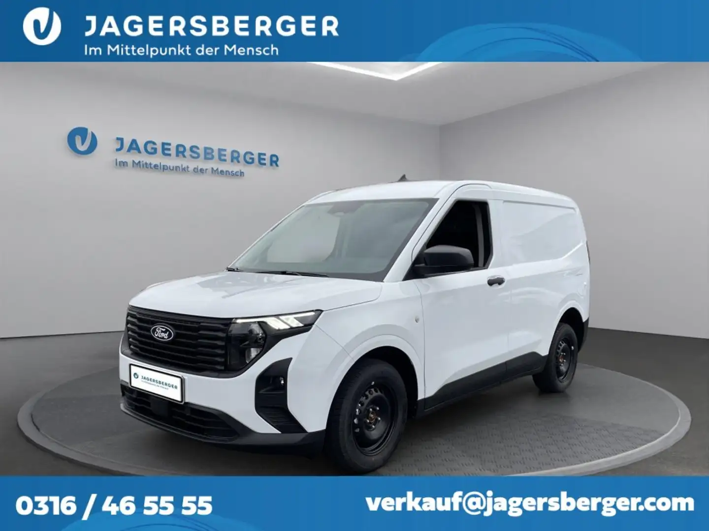 Ford Transit Courier 1,0 EcoBoost Trend Weiß - 1