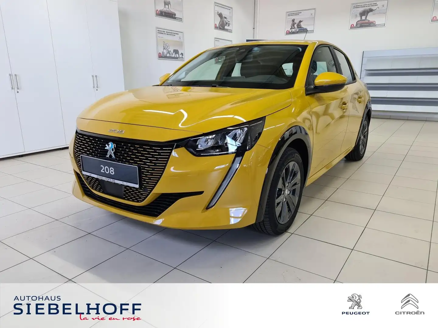 Peugeot e-208 Active Pack Elektromotor 136 *SHZ*PDC*Eco- Gelb - 2