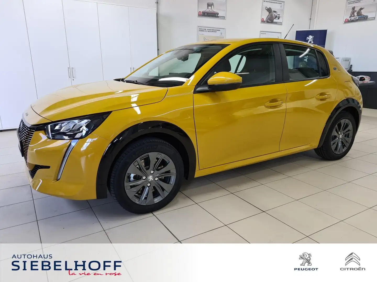 Peugeot e-208 Active Pack Elektromotor 136 *SHZ*PDC*Eco- Gelb - 1