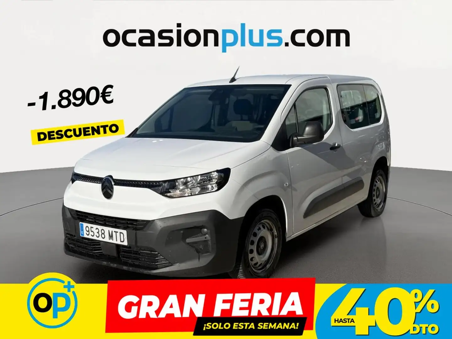 Citroen Berlingo Combi BlueHDi S&S Talla M You 100 Blanco - 1