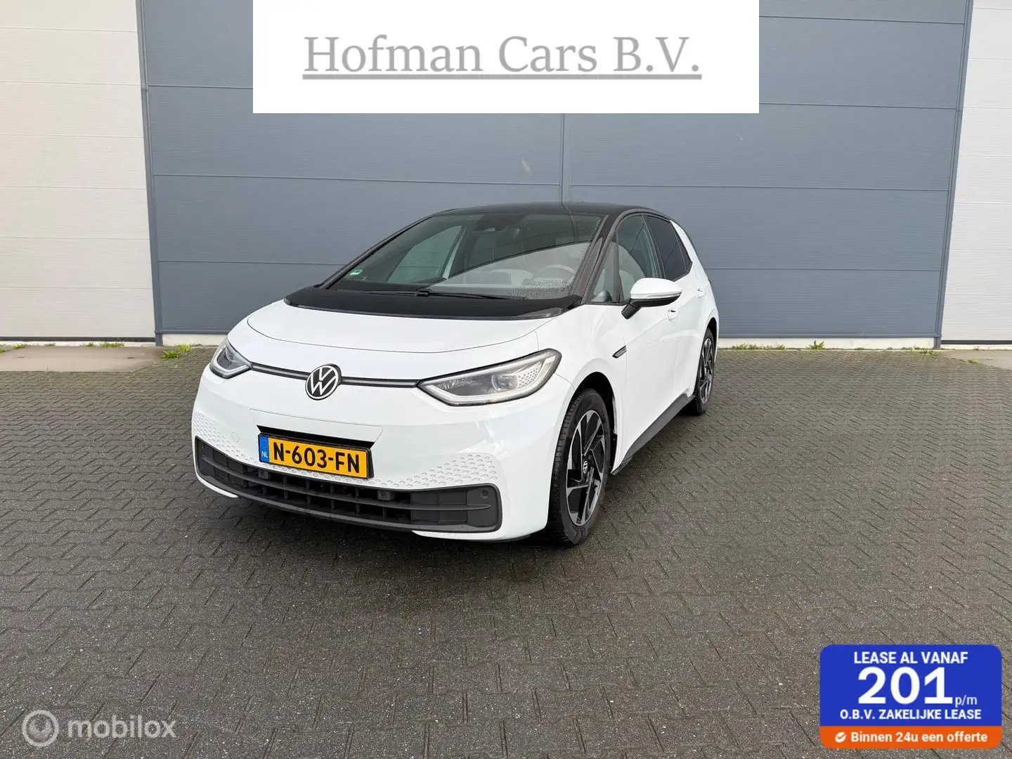Volkswagen ID.3 Pro SOH 91% 58 kWh 145PK 2021 Incl. BTW Blanc - 1