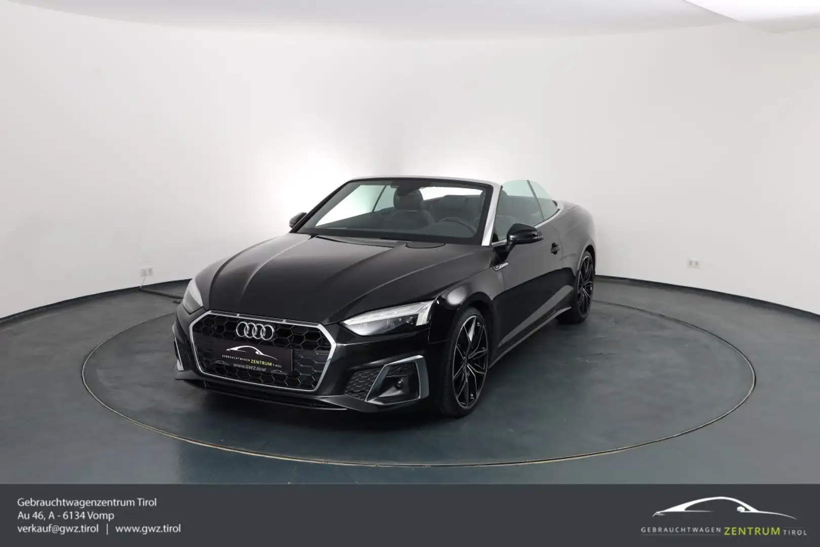 Audi A5 Cabrio 40 TFSI S line / NACKENHEIZUNG / ASISST ... Noir - 1