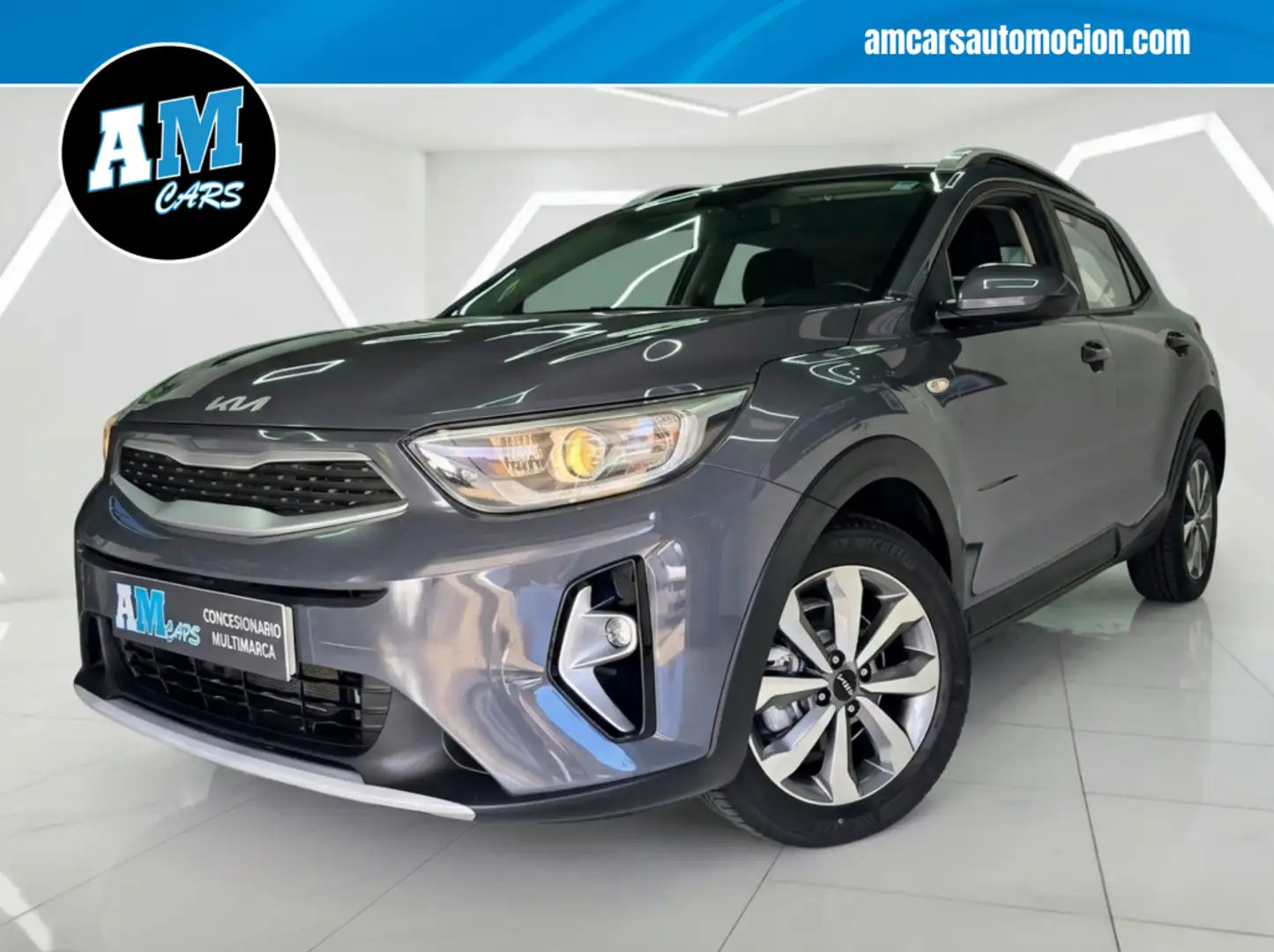 Kia Stonic 1.0 T-GDi MHEV Drive 100 Gris - 1