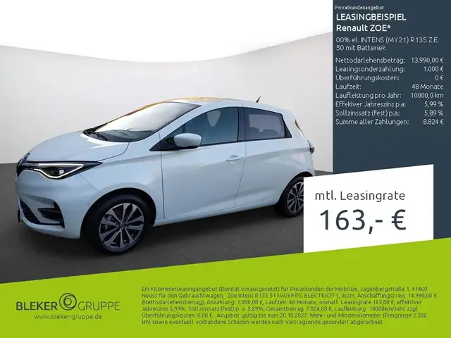 Renault ZOE Zoe Intens R135
