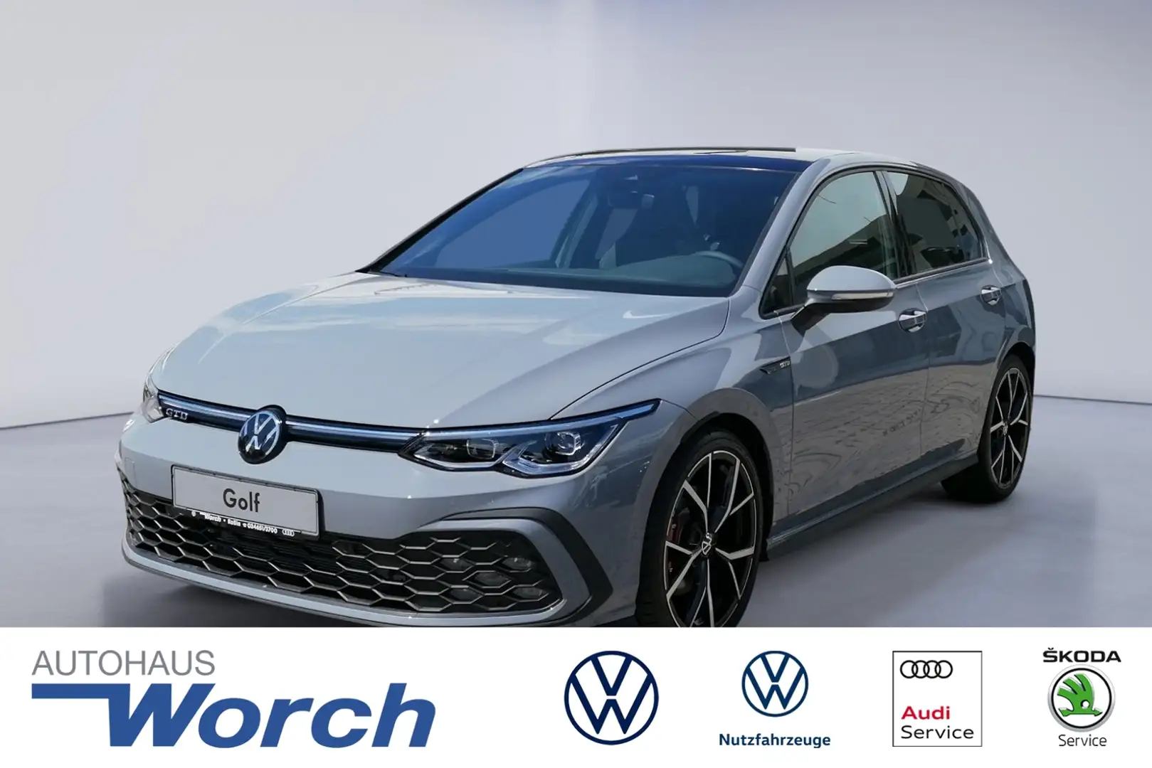 Volkswagen Golf VIII GTD  KAMERA+LED+PANO+NAVI+19" Grigio - 1