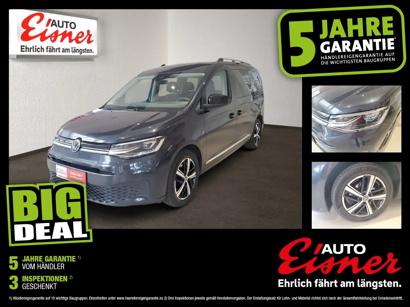 Volkswagen Caddy Maxi 2.0 TDI Style 4MOTION ABS ESP Blau - 1