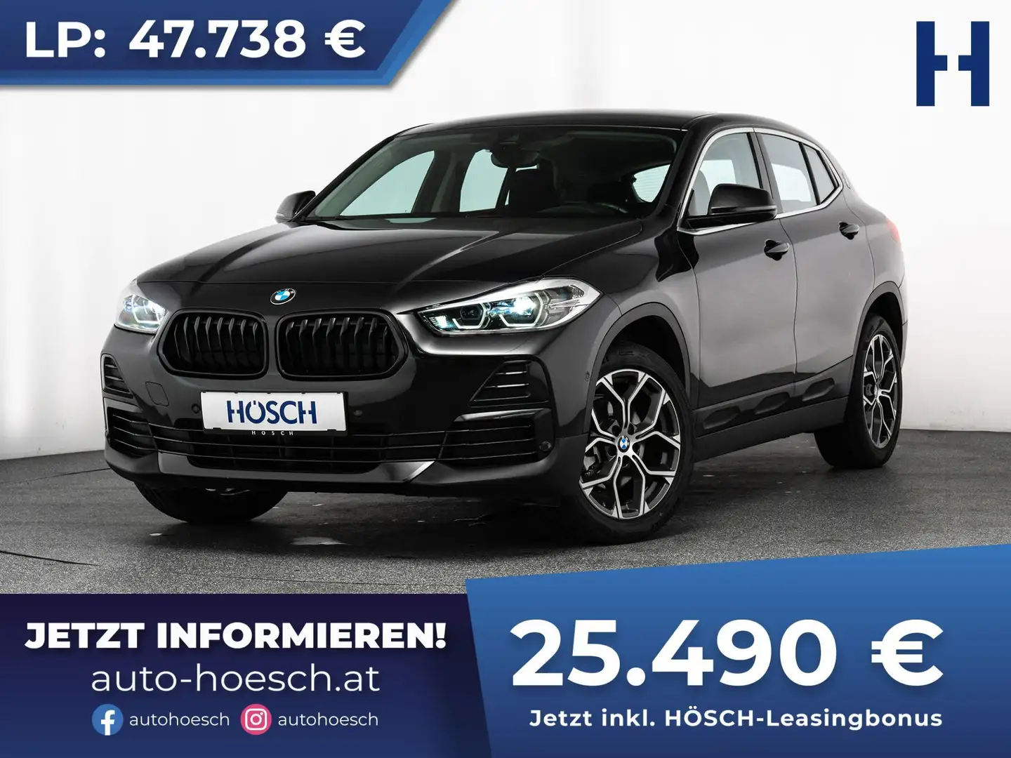 BMW X2 sDrive 18i Advantage NAVI KAMERA 18 ZOLL Schwarz - 1