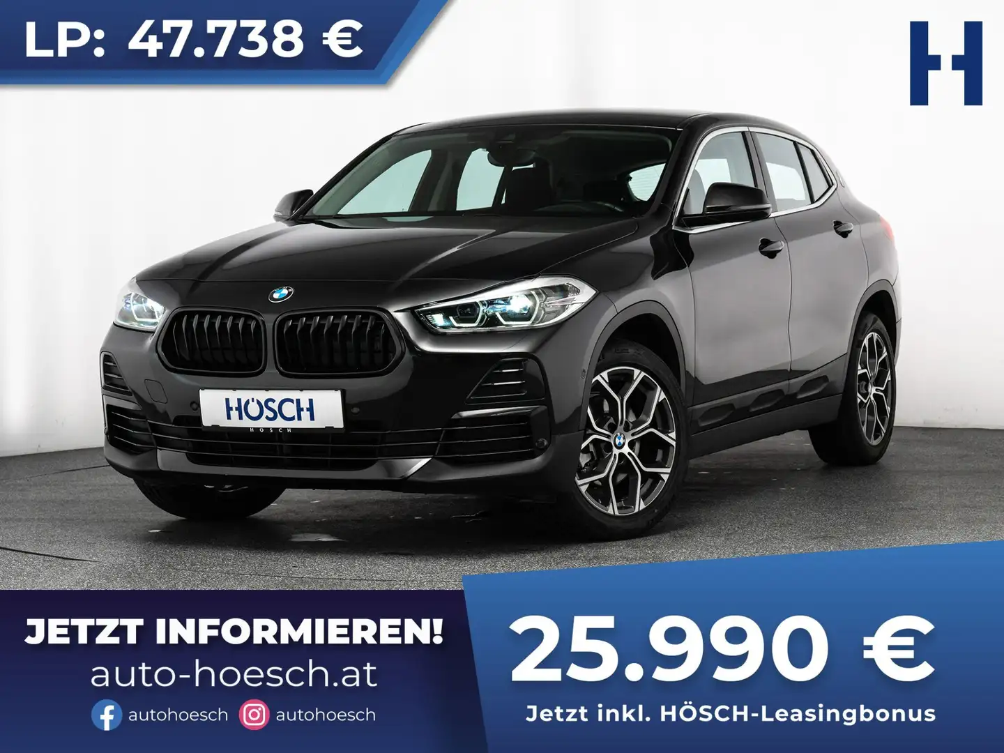BMW X2 sDrive 18i Advantage NAVI KAMERA 18 ZOLL Schwarz - 1