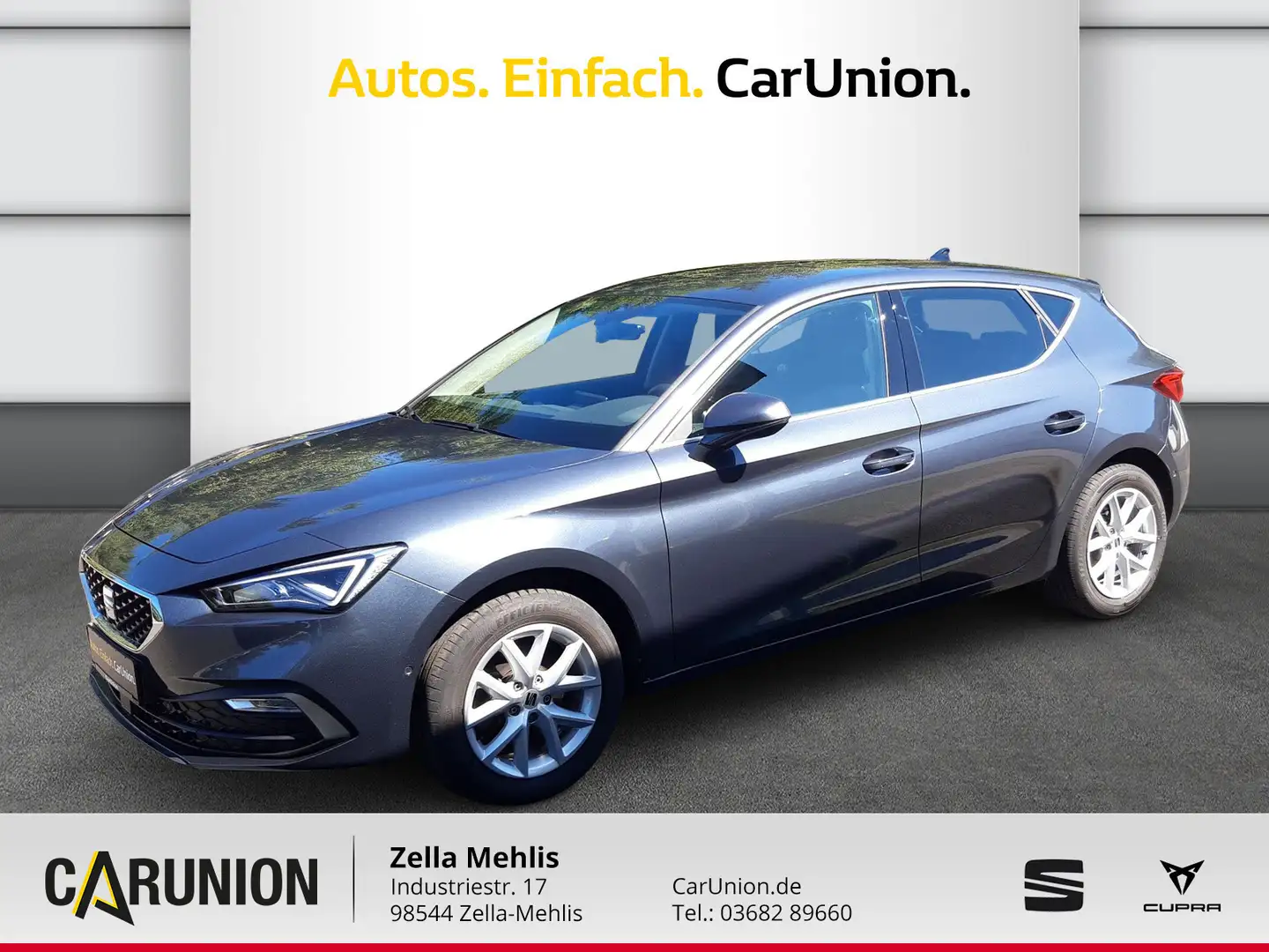 SEAT Leon Style 1.5 TSI *LED*KLIMA*NAVI*KAMERA*SITZH* Grau - 1
