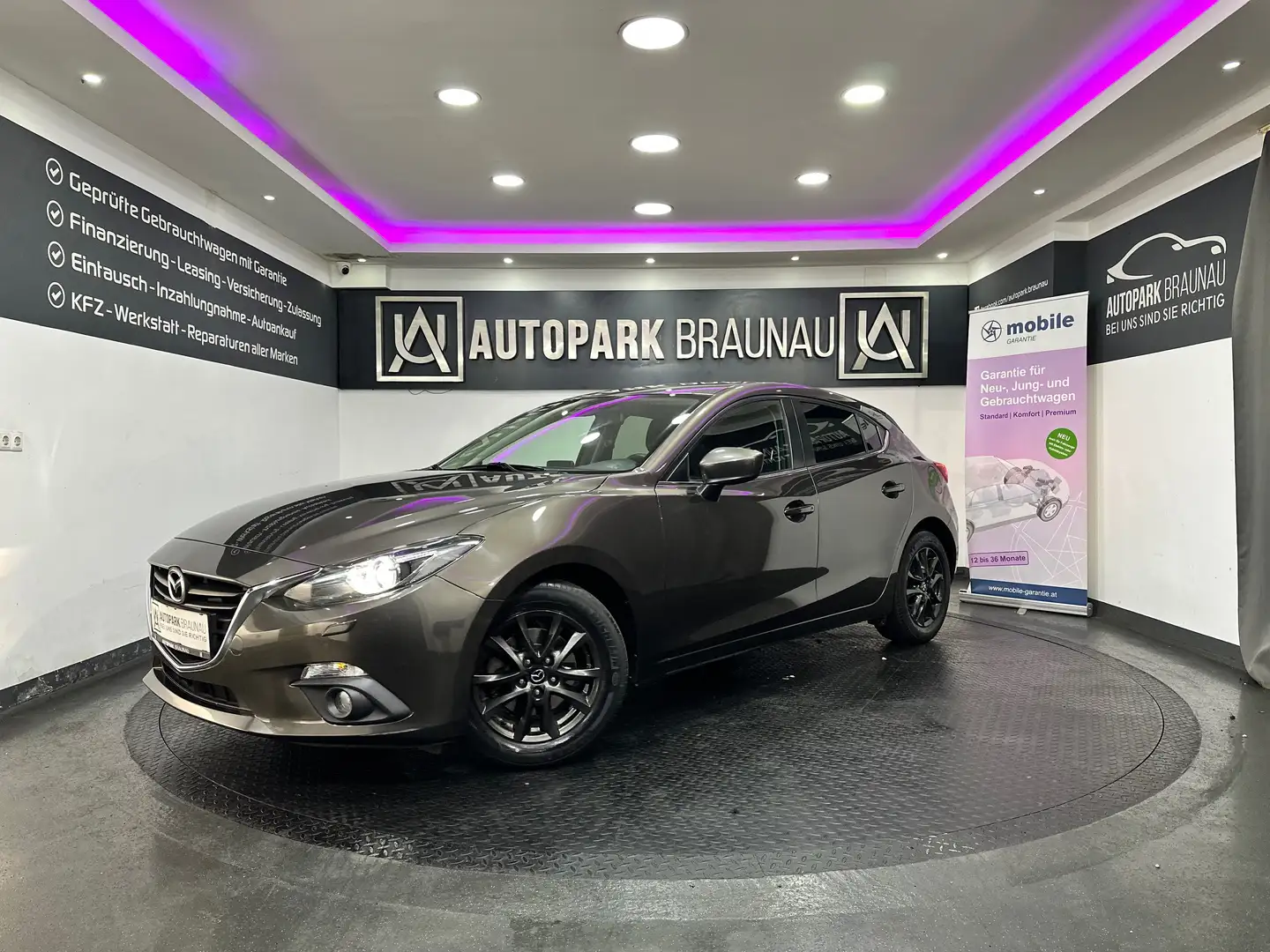 Mazda 3 Sport G120 Attraction *KAMERA*NAVI*XENON* Grijs - 1