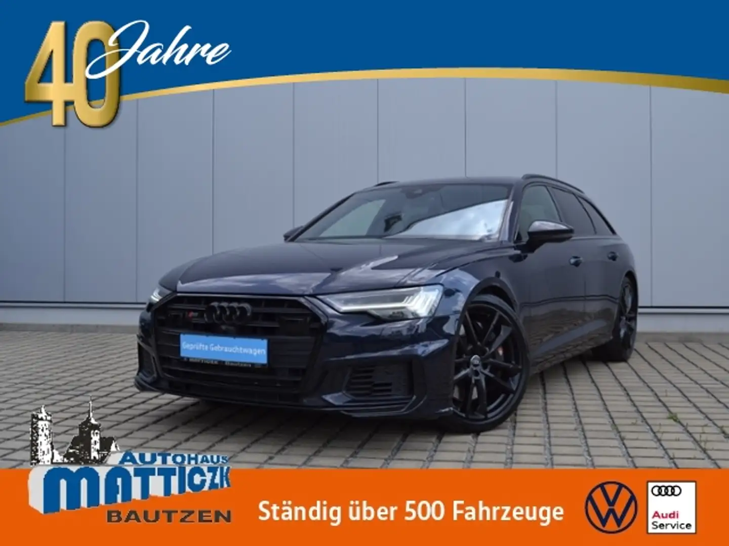 Audi S6 Avant 3.0 TDI quattro OPTIK-SW/AHK/MATRIX/21-ZOLL Blau - 1