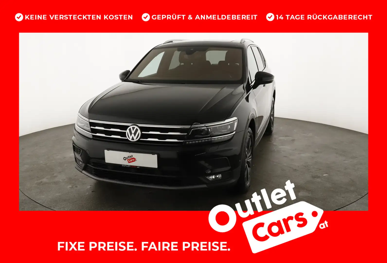 Volkswagen Tiguan Allspace Highline TDI 4MOTION DSG Schwarz - 1