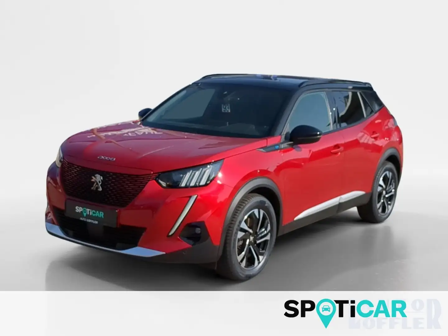Peugeot 2008 GT Elektromotor 136 Klima Navi Rückfahrkamera Rot - 1