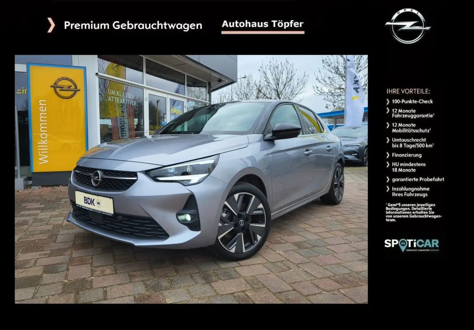 Opel Corsa F e "Ultimate" Massagesitz/LED/Navi/1-Hand Gri - 1