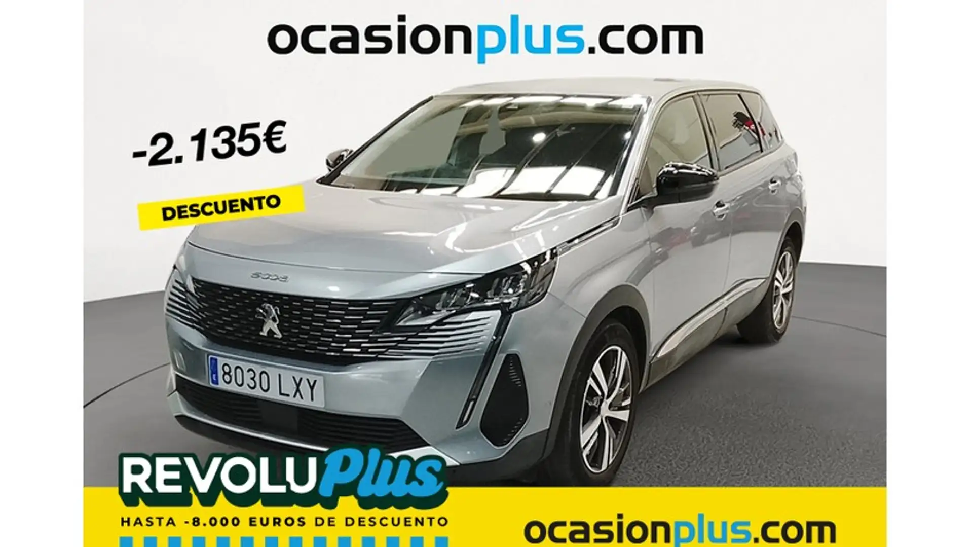 Peugeot 5008 1.6 BlueHDI Allure 7 pl. 120 Gris - 1