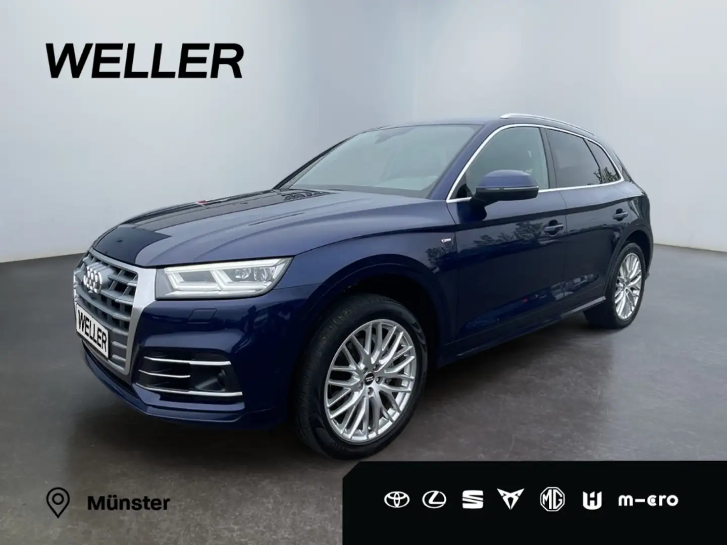 Audi Q5 40 TDI qu. S-Line *LED*ACC*360°*Virtual* Bleu - 1