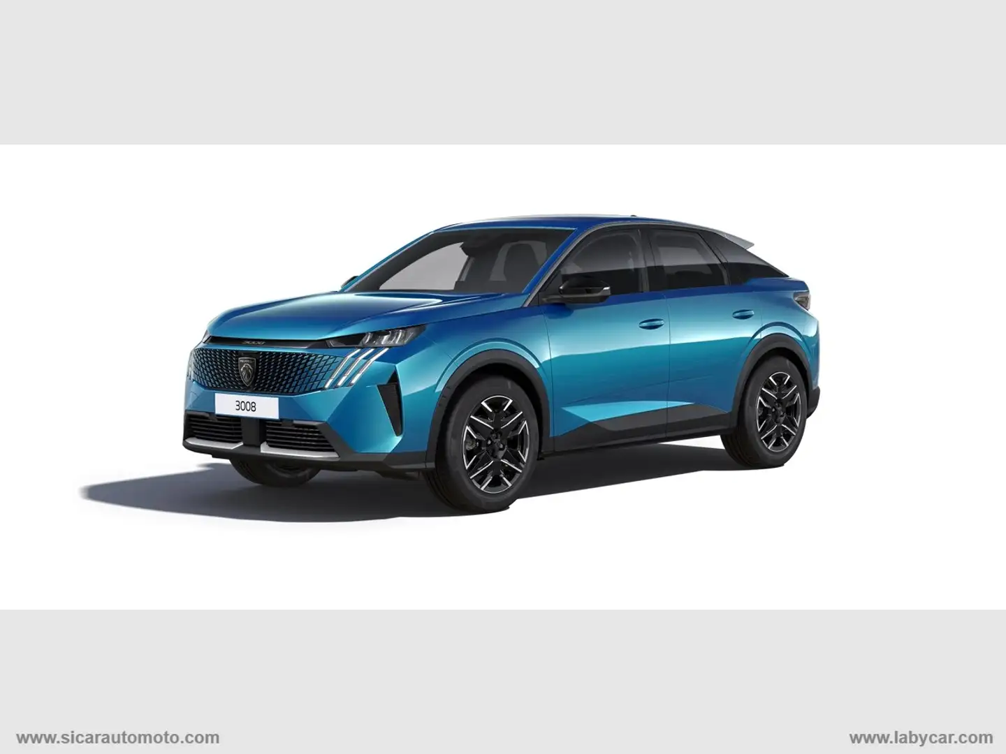 Peugeot 3008 Hybrid 136 e-DCS6 GT Bleu - 1