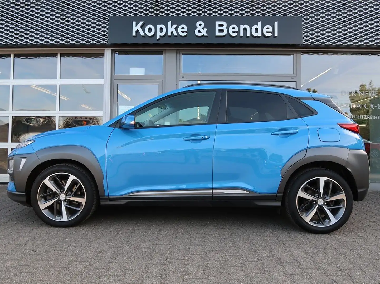 Hyundai KONA 1.6 T-GDI Premium 4WD*1.Hand*Scheckheft*VOLLaussta Blauw - 2