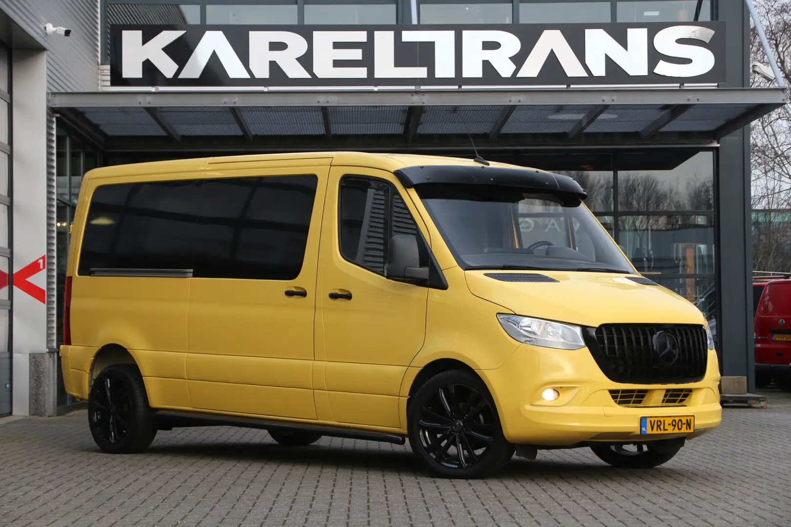 Mercedes-Benz Sprinter 160PK CDI | 2x Schuifdeur | L2H1 | Cruise | Airco. Geel - 1