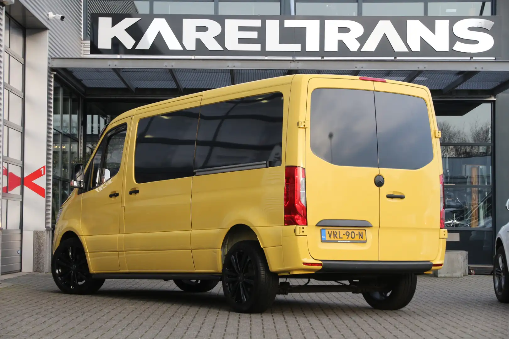 Mercedes-Benz Sprinter 160PK CDI | 2x Schuifdeur | L2H1 | Cruise | Airco. Geel - 2