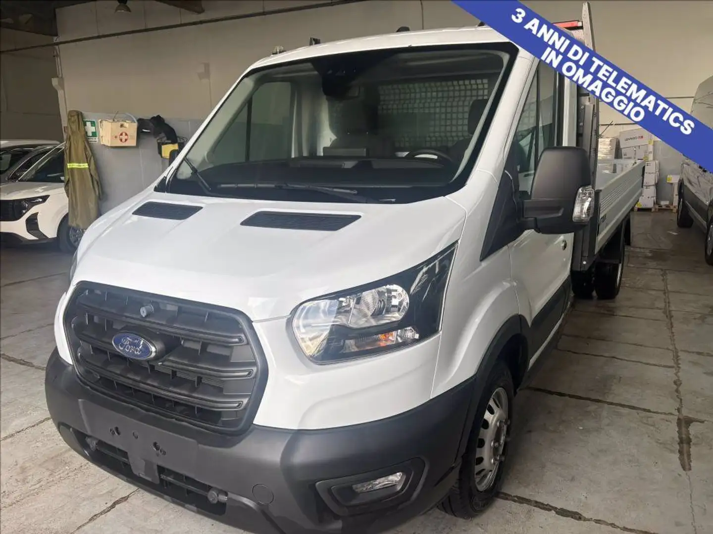 Ford Transit 350 tr.post. 2.0 tdci 130cv trend L3 Scattolini ca Weiß - 1