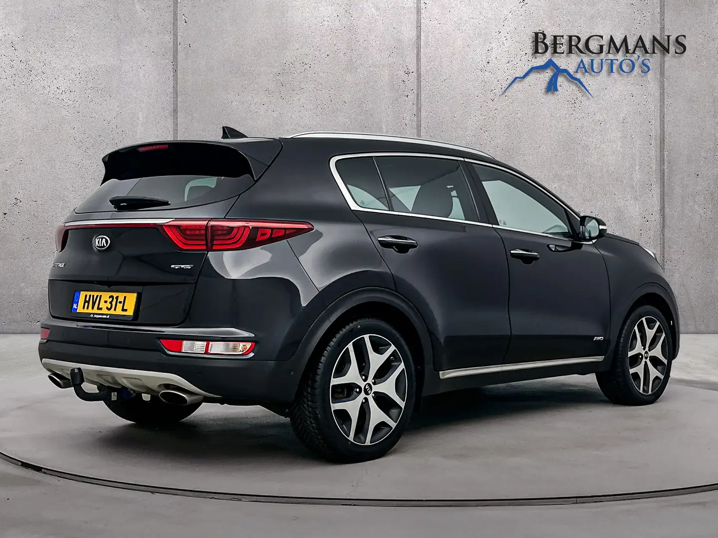 Kia Sportage 1.6 T-GDI 4WD GT-Line PlusLine // DEALERONDERHOUDE Zwart - 2