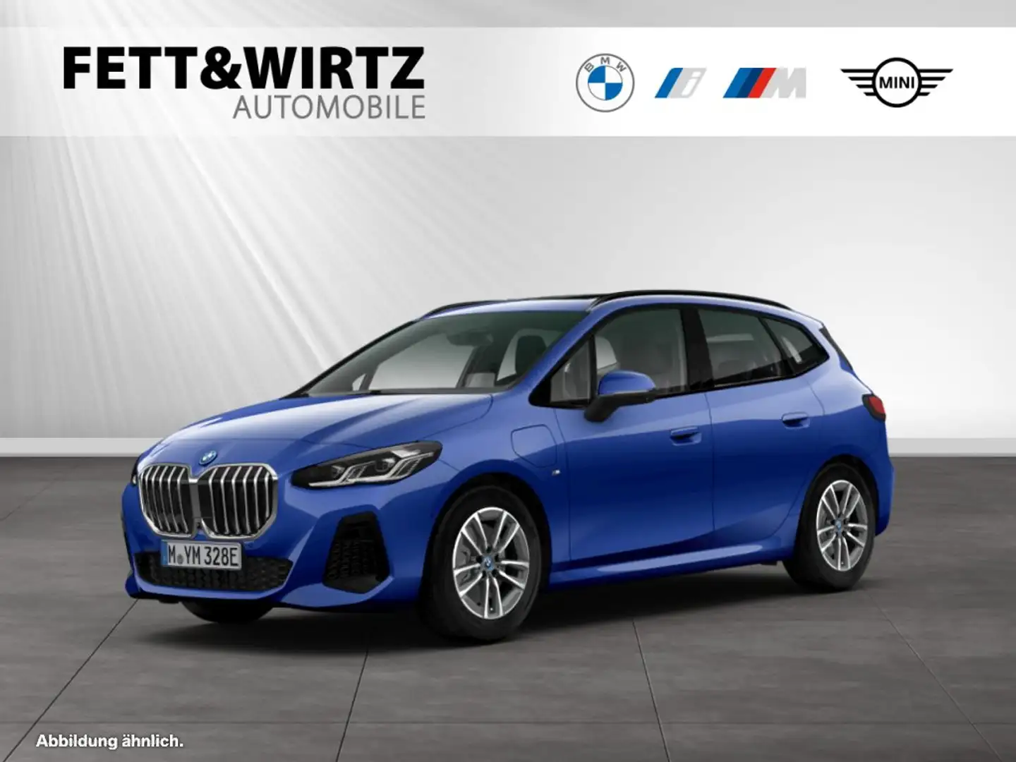 BMW 225 e xDrive Active Tourer M Sport|AHK|Pano|HUD Синий - 1