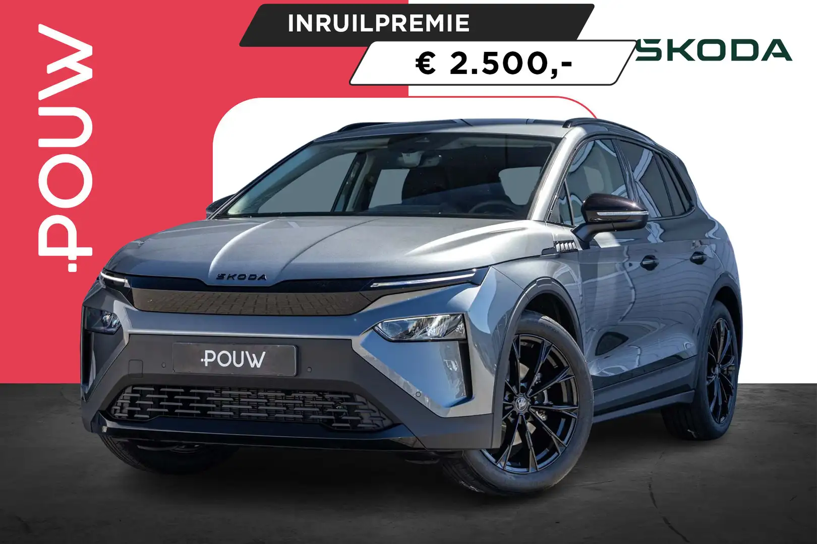 Skoda Elroq 60 204pk Business Edition | Pouw Black Pakket | Fi Grijs - 1