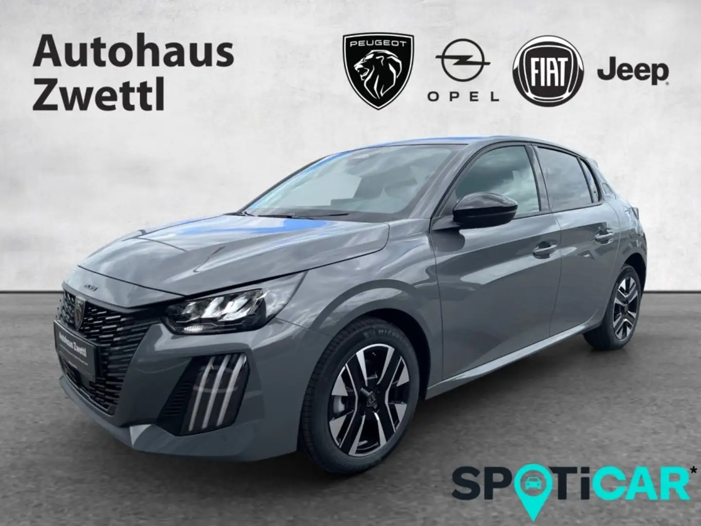 Peugeot 208 Allure Hybrid 110 e-DCS6 Grau - 1