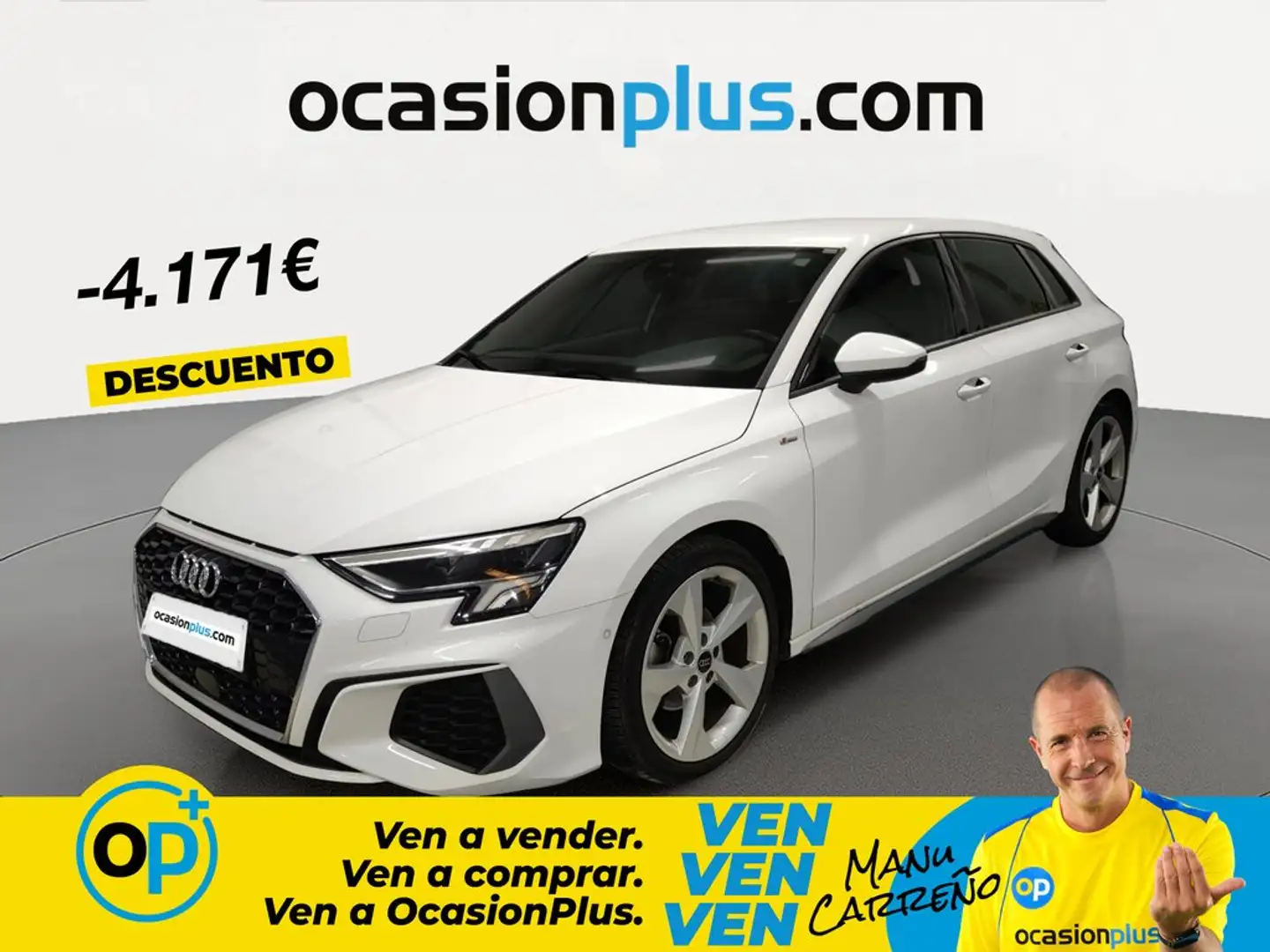 Audi A3 Sportback 35 TFSI S line S tronic Blanco - 1