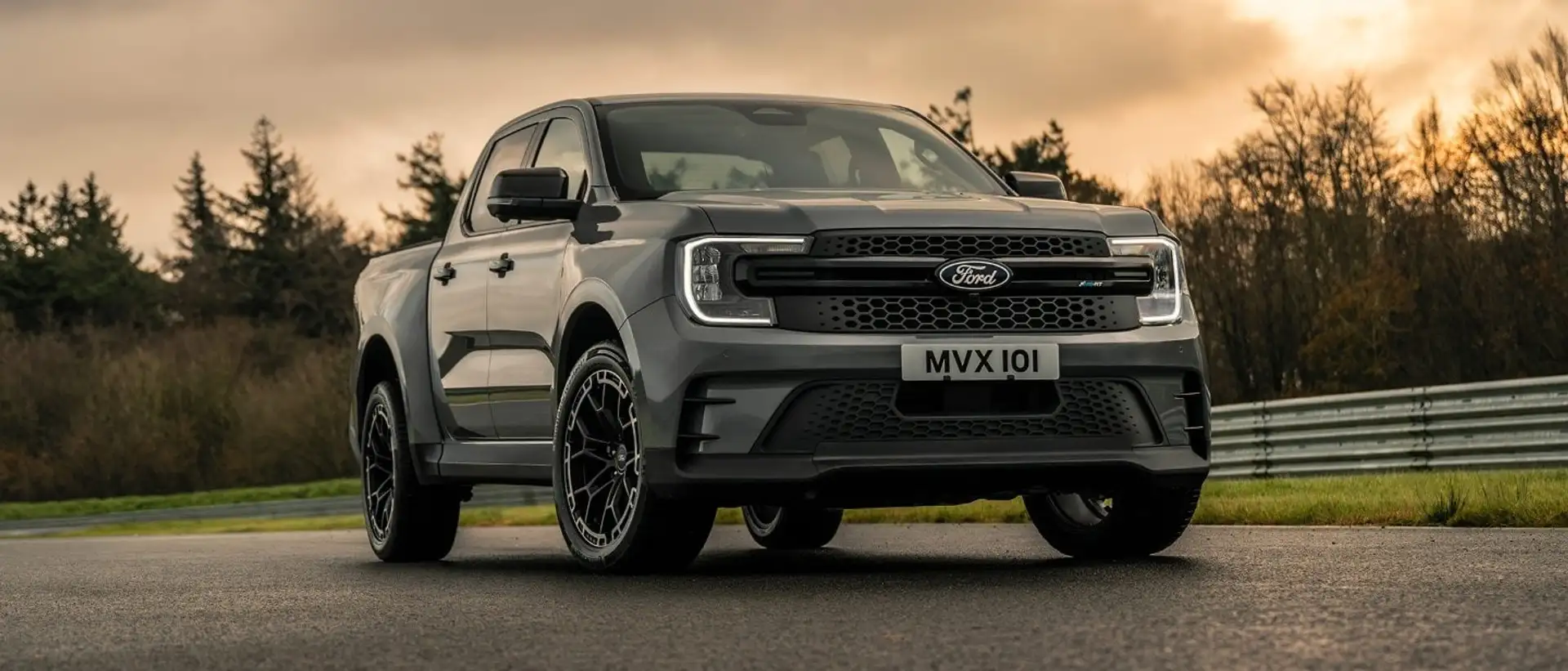 Ford Ranger MS-RT 3.0 DoKa AWD AHK*NAV*ACC*360*B&O Gris - 2