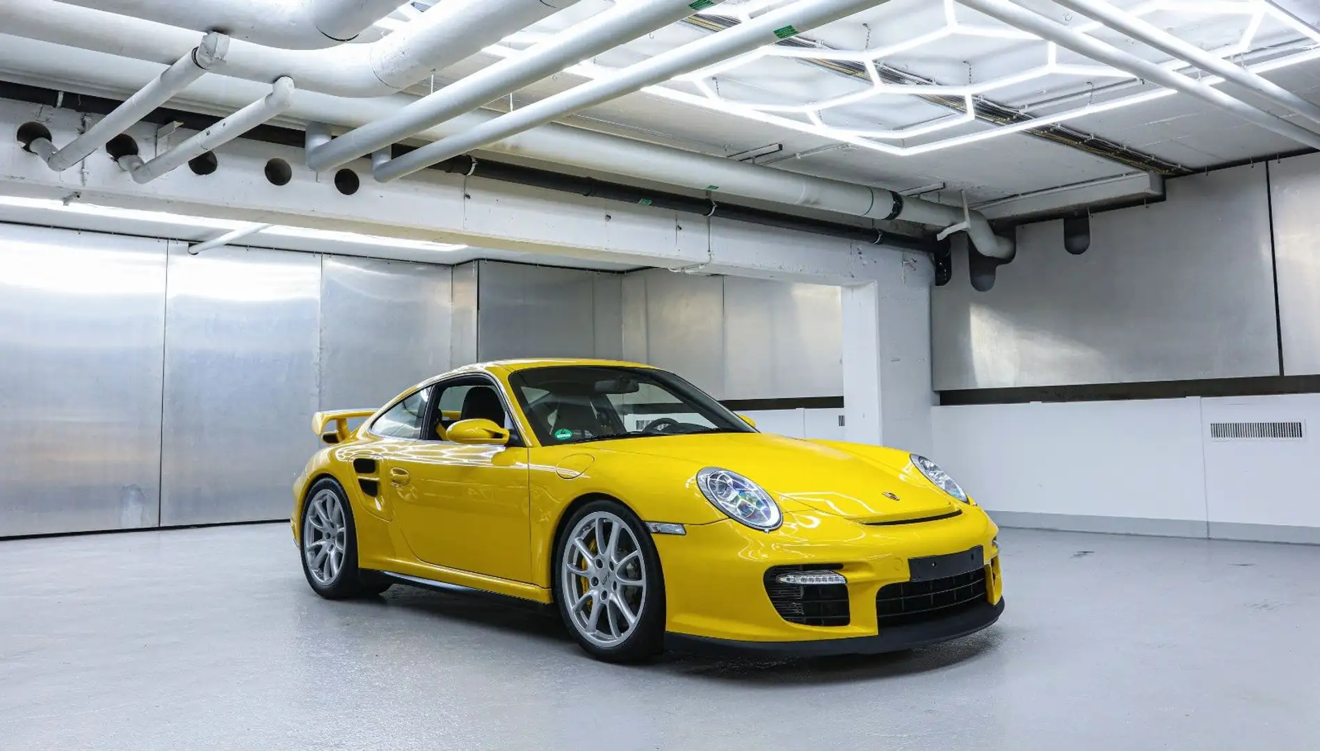 Porsche 997 GT2 Speedgelb 1.Hand Scheckheft BRD Gelb - 1