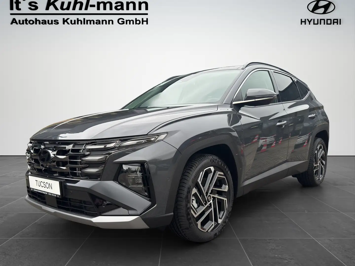 Hyundai TUCSON 1.6 T-GDi 7-DCT PRIME Assistenz-P. Panorama ECS Gris - 1