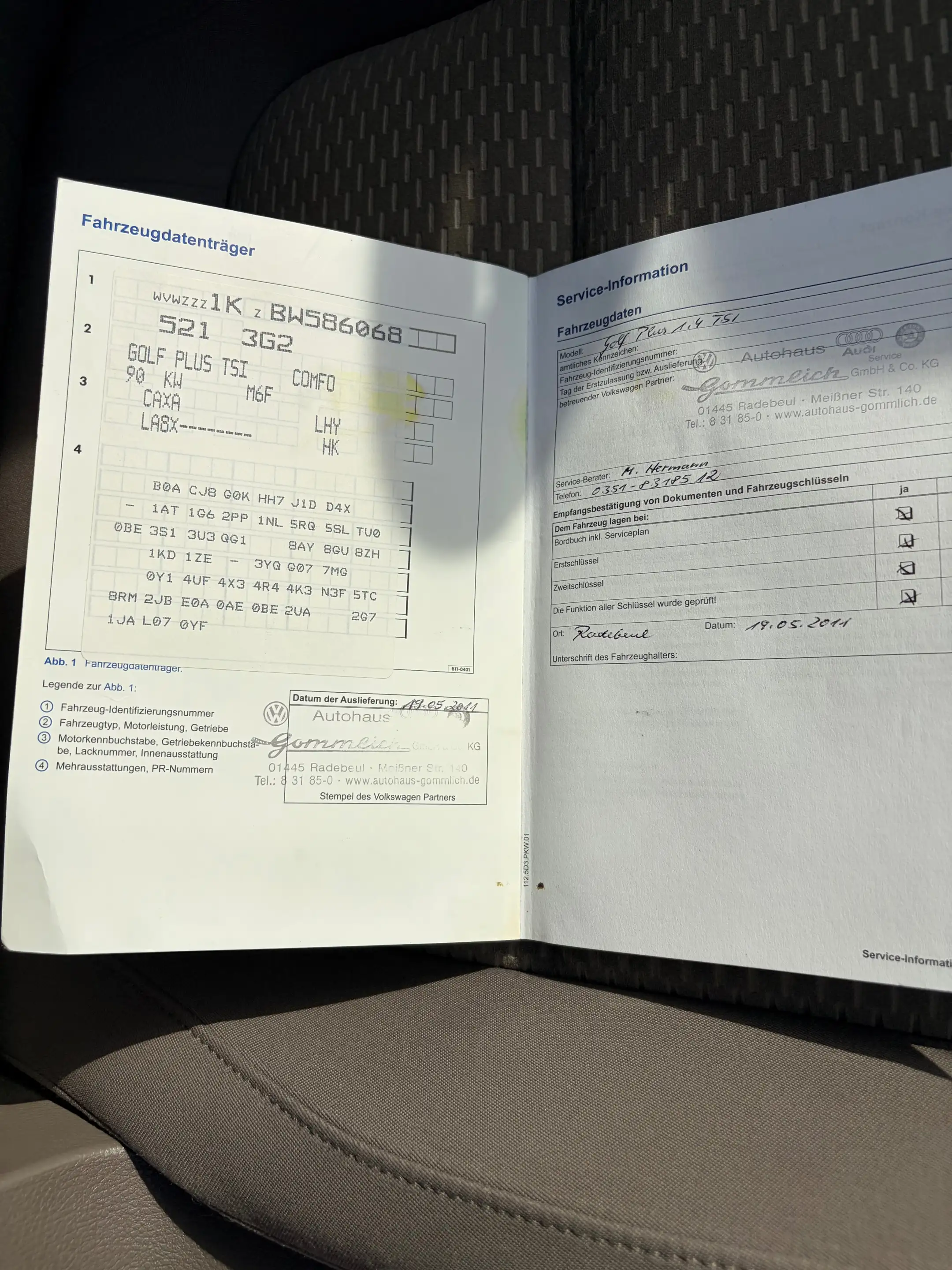 Volkswagen Golf Plus Team,klima,Navi,SHZ,AHK tüv 28 — photo 14