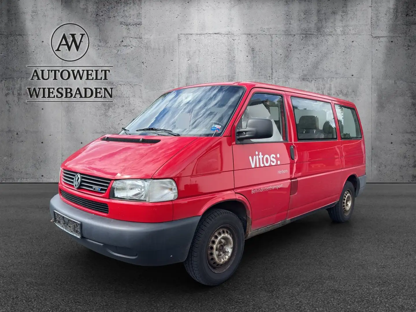 Volkswagen T4 Caravelle 2.5 TDI 65kW Rouge - 1