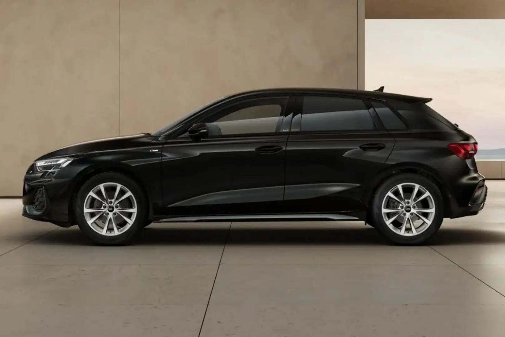 Audi A3 S line Sportback 35 TDI tronic Nav KlimaP 110 k... Schwarz - 2