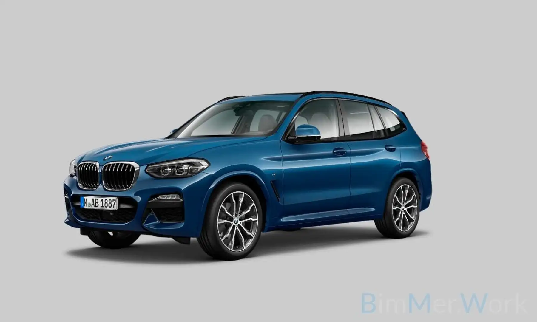 BMW X3 xD20d M Sport HUD AHK PANO KAM360* Vollleder Blauw - 1