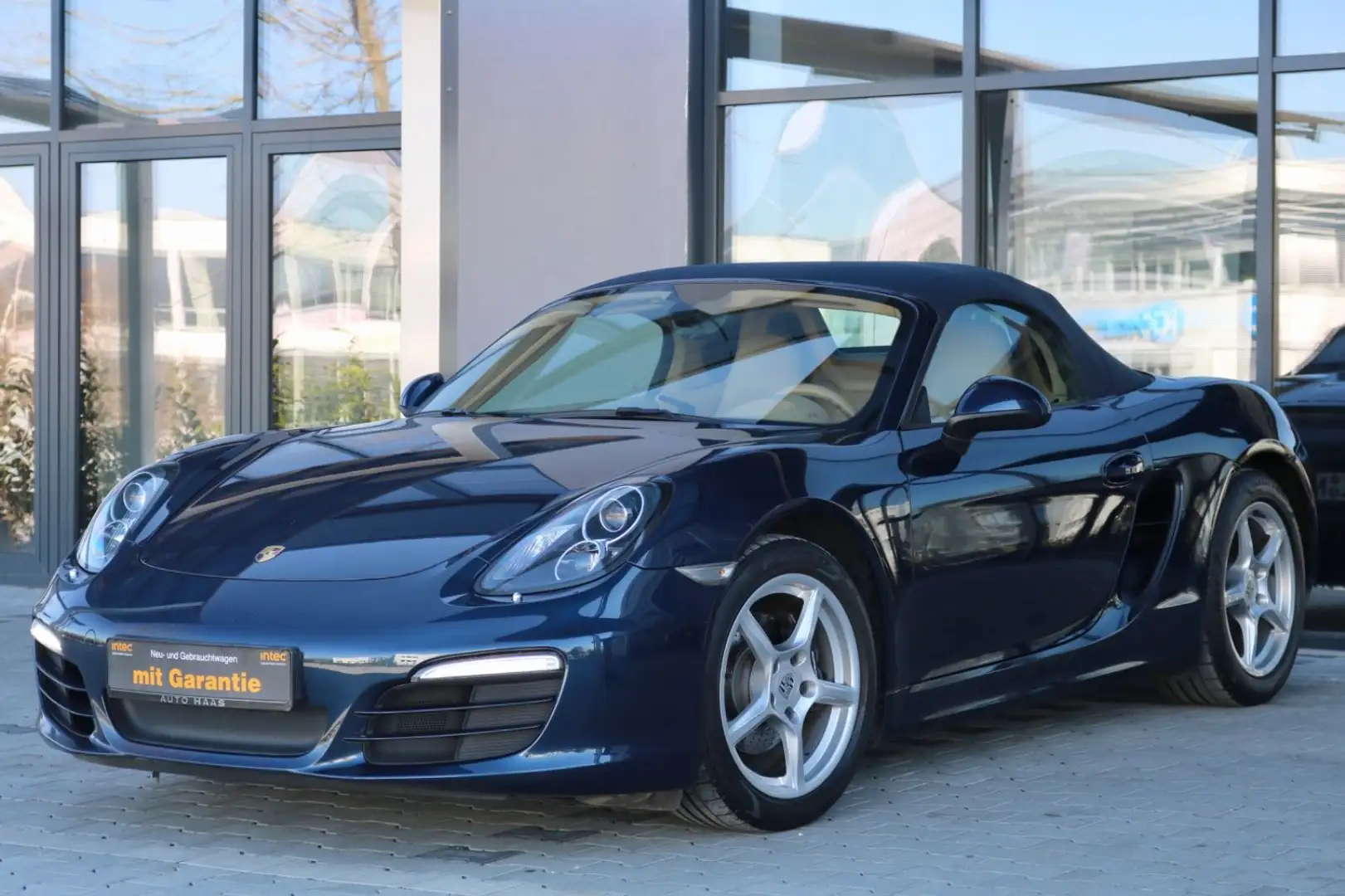 Porsche Boxster Basis Typ 981/LEDER/NAVI/PDC Blau - 1