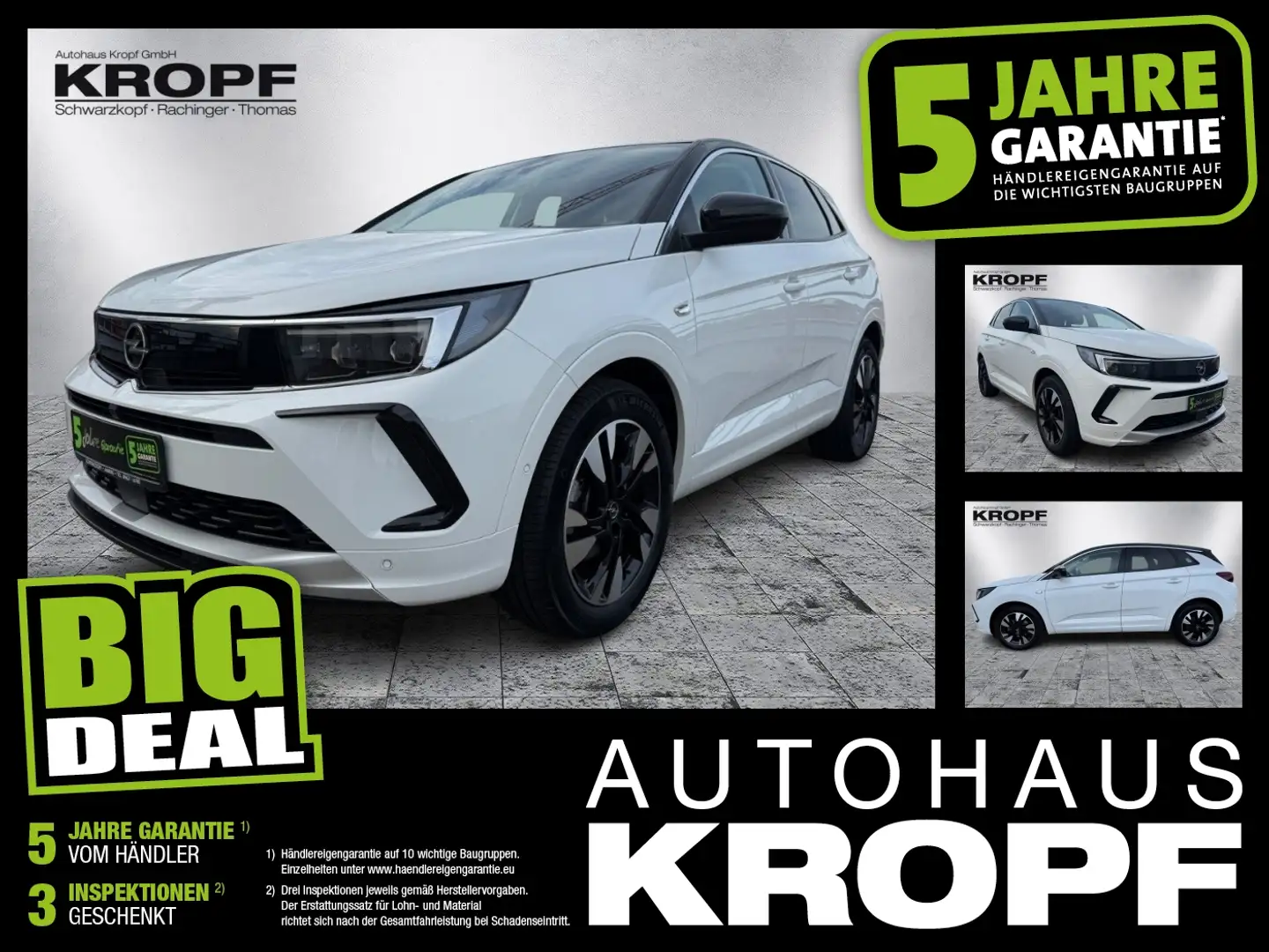 Opel Grandland 1.2T Navi,Lenkradheizung,Sitzheizung Blanc - 1