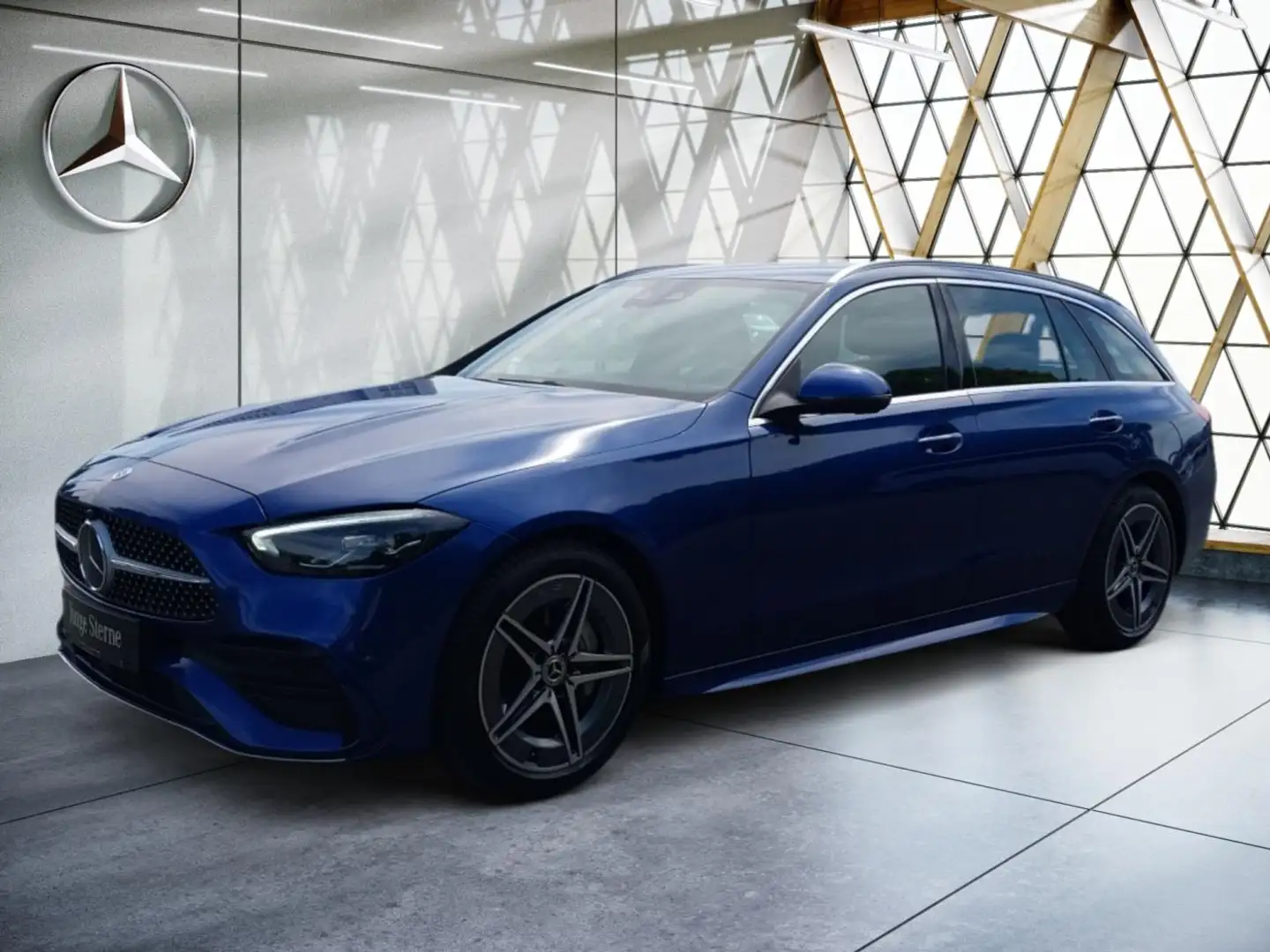 Mercedes-Benz C 220 d T AMG AHK**Distronic**Pre-Safe**CarPlay* Blau - 2
