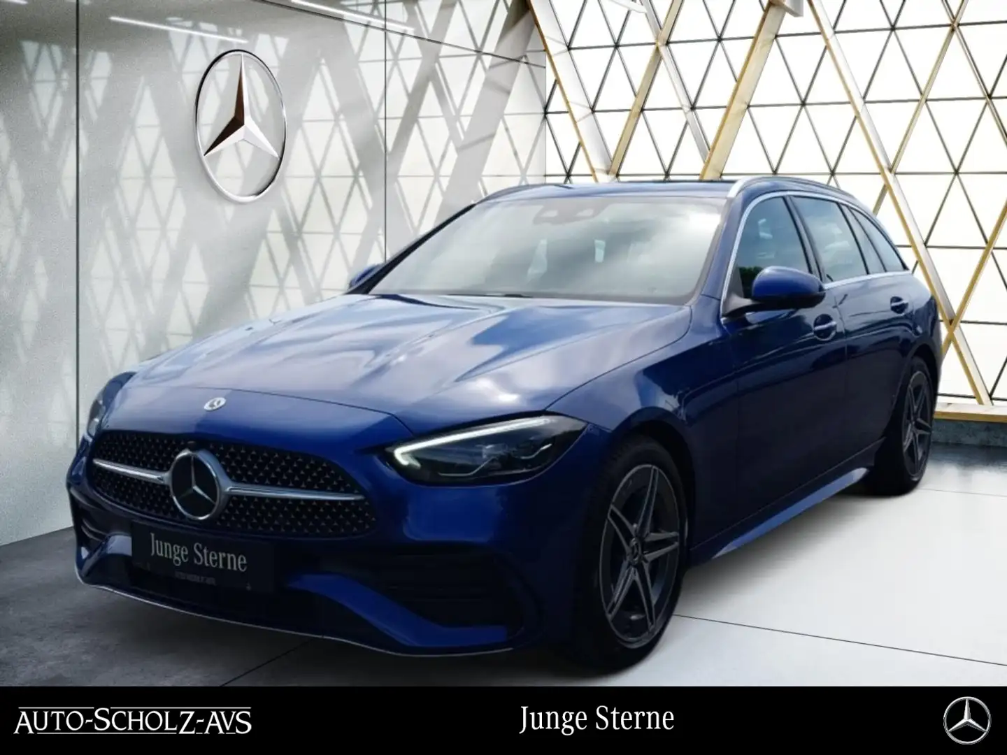 Mercedes-Benz C 220 d T AMG AHK**Distronic**Pre-Safe**CarPlay* Blau - 1