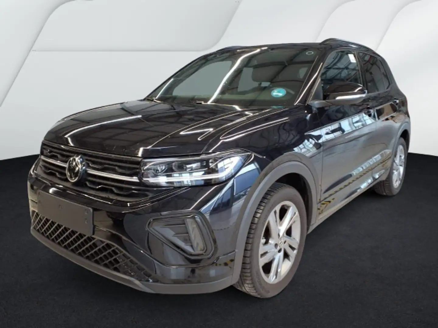 Volkswagen T-Cross 1.5 TSI R-Line DSG *IQ-MATRIX*AHK*ACC* Schwarz - 2