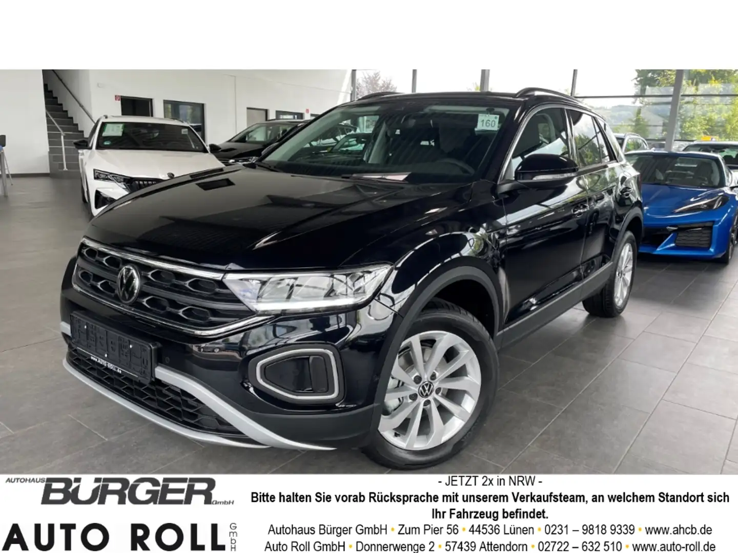 Volkswagen T-Roc Prime 1.5 TSI Navi Keyless LED Kamera ACC Winterpa Noir - 1